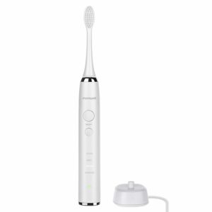 D01B Sonic Electric Toothbrush Rechargeable Ultimate Cleaning Whitening Safeguard Ultrasonic with Replacement Toothbrush