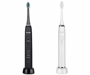 D01B Sonic Electric Toothbrush Rechargeable Ultimate Cleaning Whitening Safeguard Ultrasonic with Replacement Toothbrush - Image 2